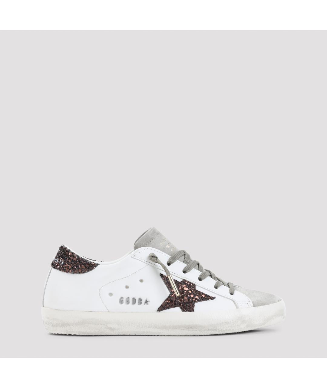 GOLDEN GOOSE DELUXE BRAND Белые кожаные кеды, фото 5