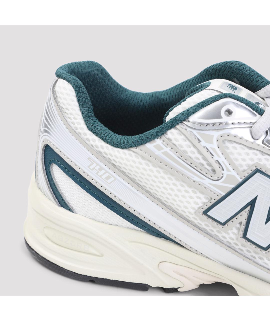 NEW BALANCE Белые текстильные кроссовки, фото 5