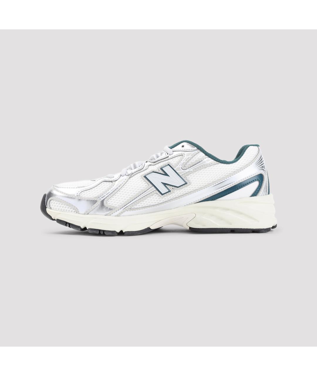 NEW BALANCE Белые текстильные кроссовки, фото 3