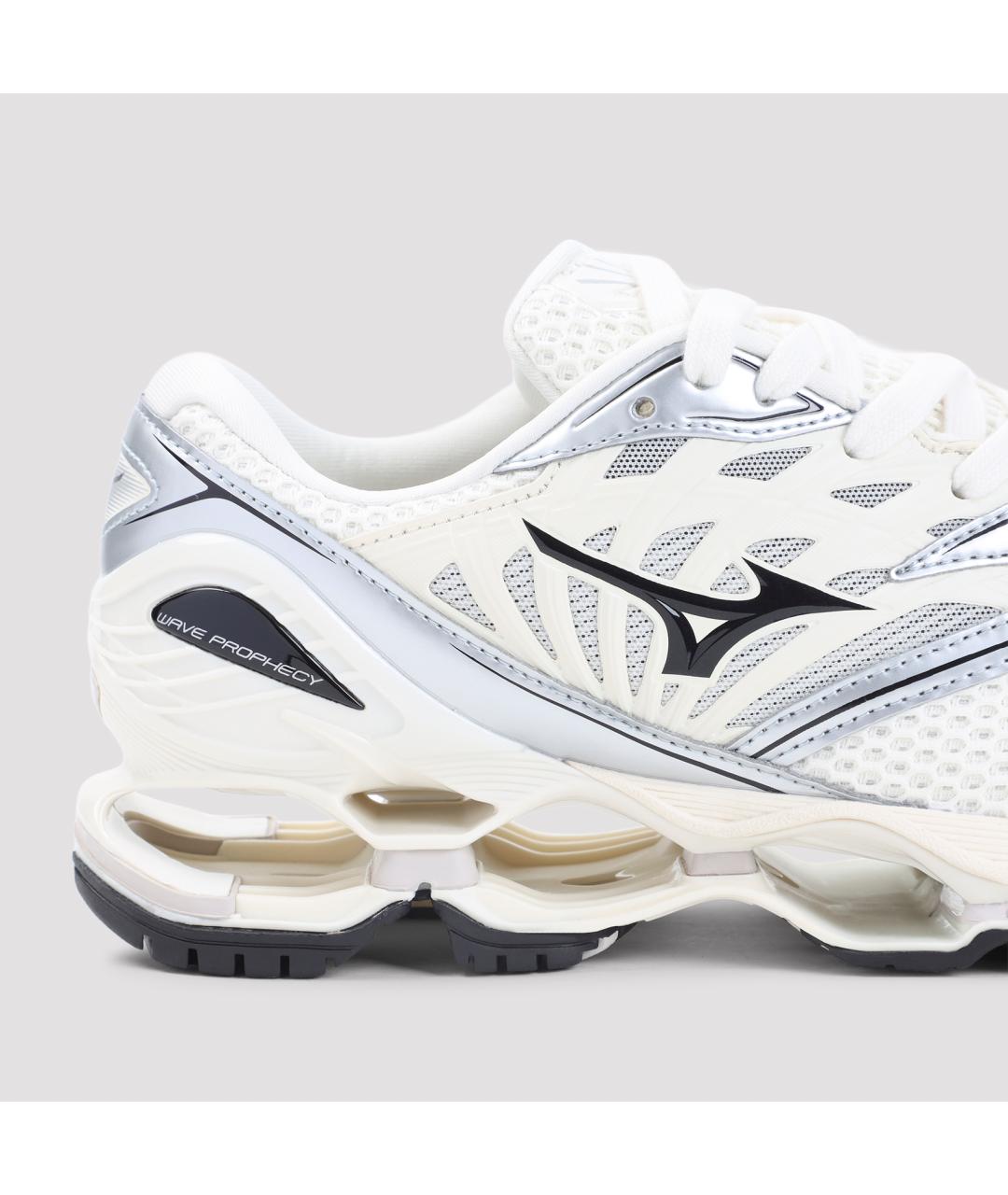 MIZUNO Белые текстильные кроссовки, фото 4