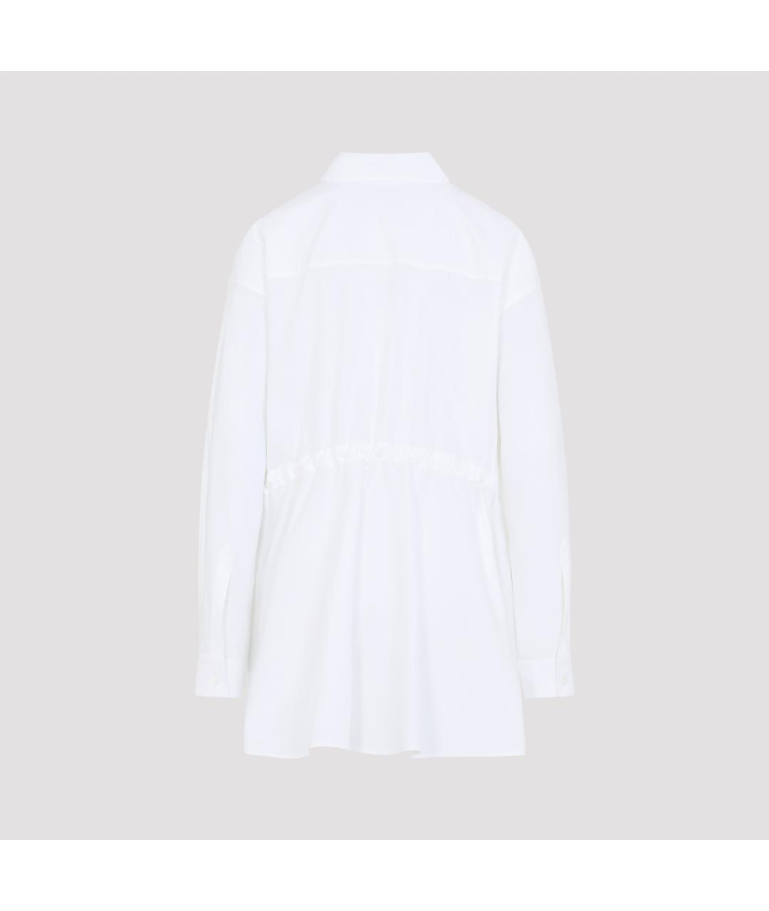 BALENCIAGA Белое хлопковое повседневное платье, фото 3