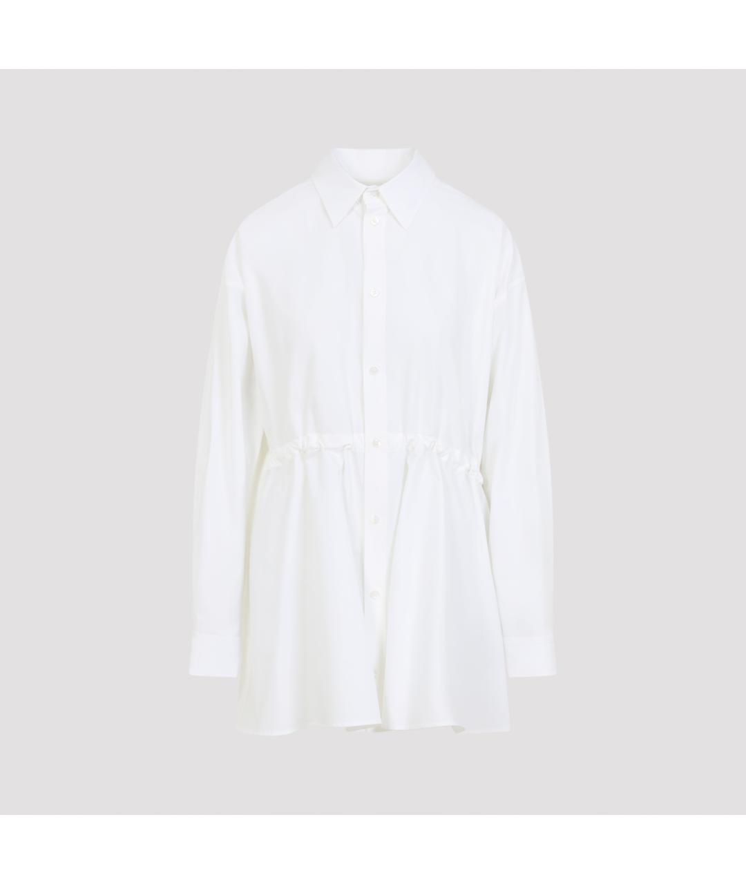 BALENCIAGA Белое хлопковое повседневное платье, фото 2