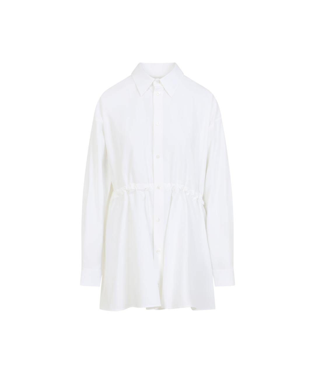 BALENCIAGA Белое хлопковое повседневное платье, фото 1