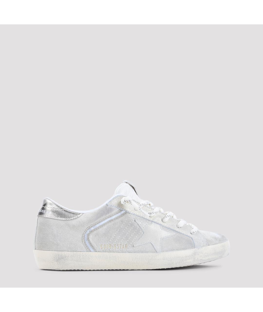 GOLDEN GOOSE DELUXE BRAND Серые кожаные кеды, фото 6