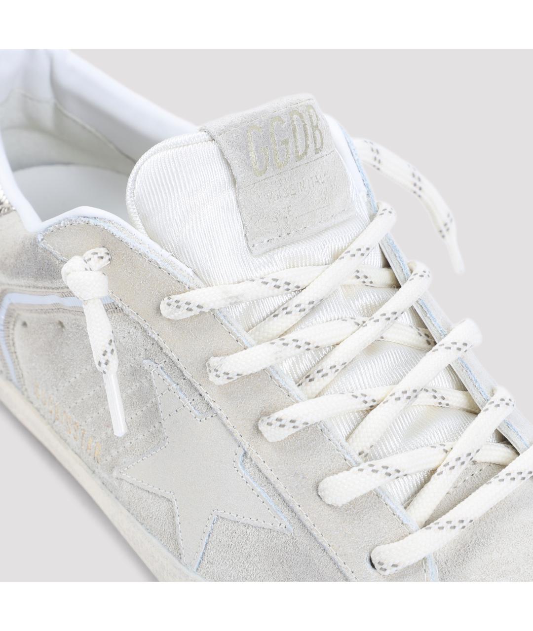 GOLDEN GOOSE DELUXE BRAND Серые кожаные кеды, фото 5