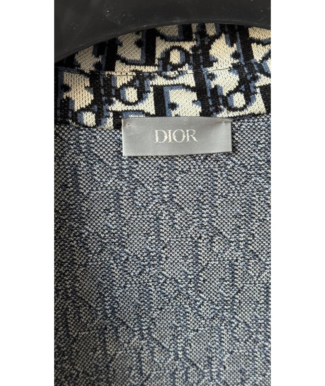 CHRISTIAN DIOR Темно-синяя кэжуал рубашка, фото 4