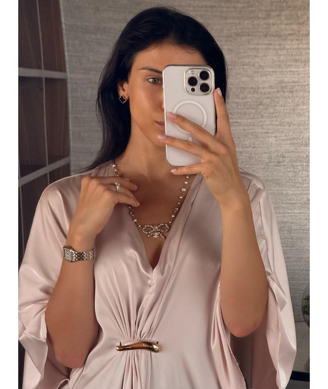 CHANEL Золотое металлическое колье, фото 7