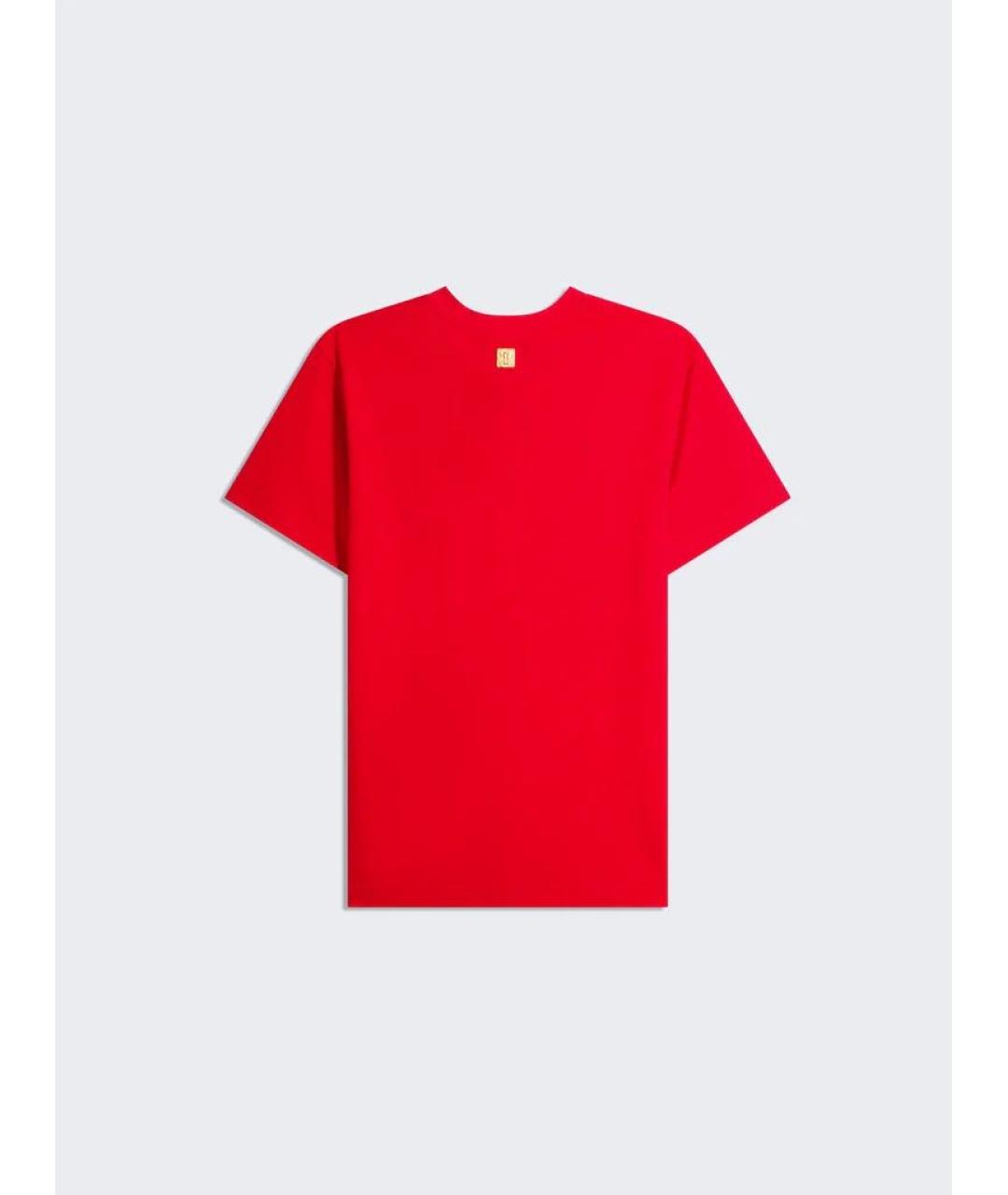 SCHIAPARELLI Красная хлопковая футболка, фото 2
