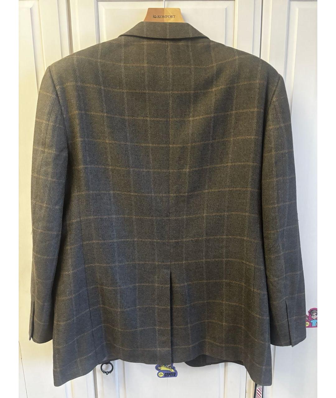 NINA RICCI Коричневый полиэстеровый пиджак, фото 2