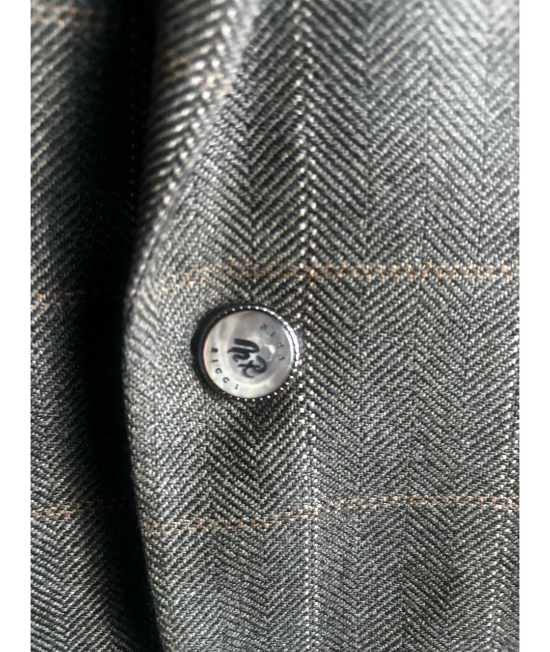 NINA RICCI Коричневый полиэстеровый пиджак, фото 4