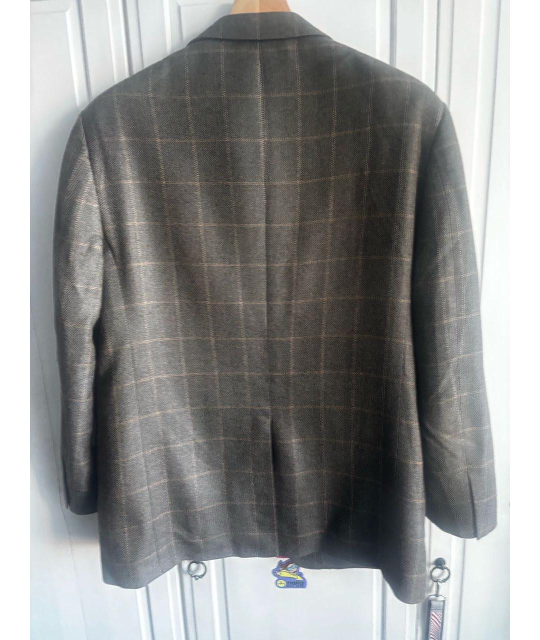 NINA RICCI Коричневый полиэстеровый пиджак, фото 2