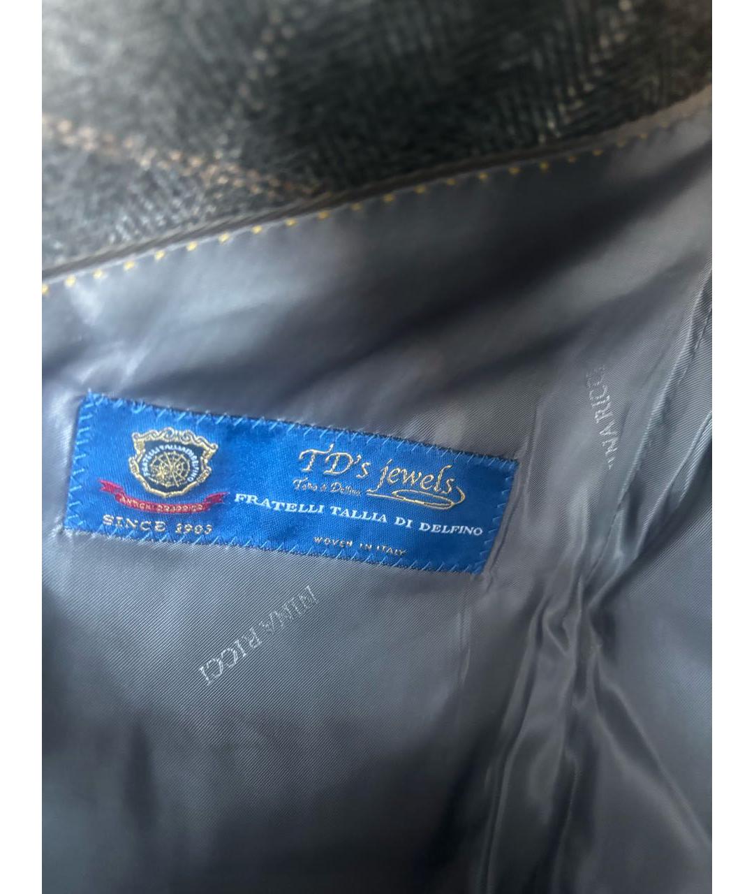 NINA RICCI Коричневый полиэстеровый пиджак, фото 6