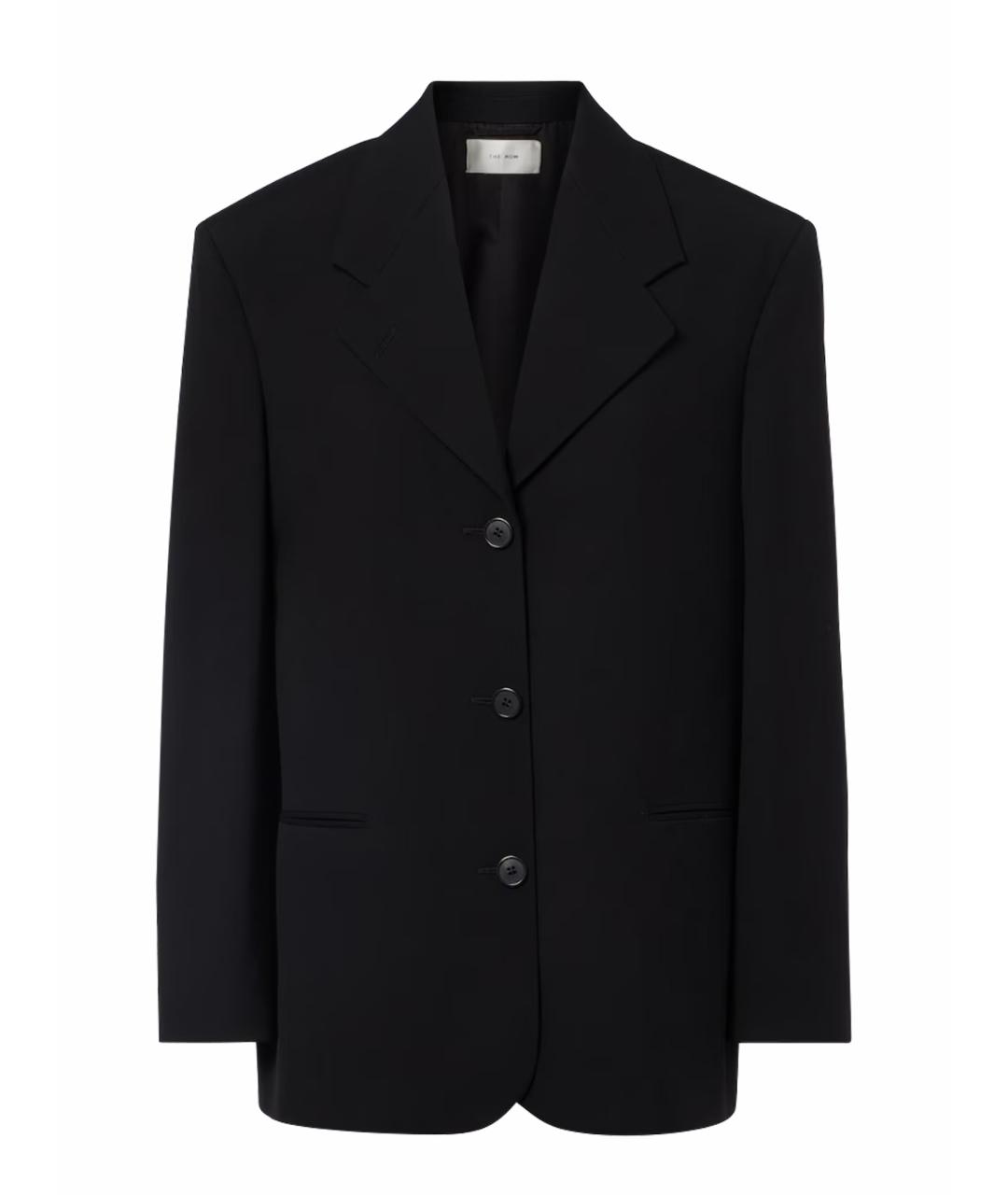 THE ROW Черный шерстяной костюм с брюками, фото 1