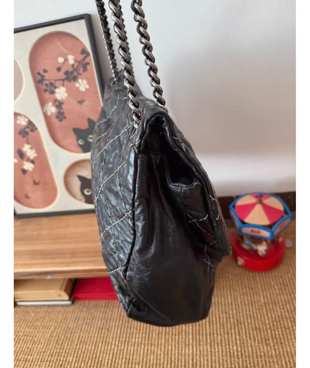 CHANEL Черная сумка через плечо, фото 3