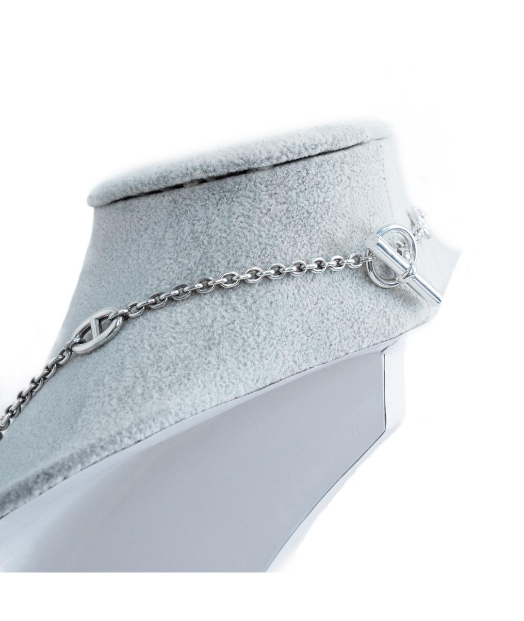 HERMES Серебряное серебряное колье, фото 2