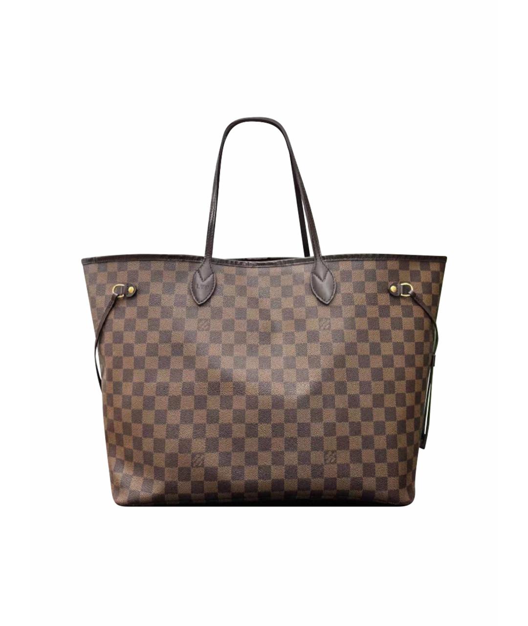 LOUIS VUITTON Коричневая сумка тоут, фото 1