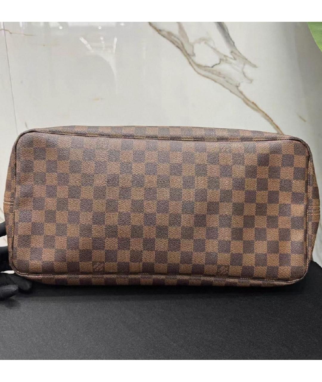 LOUIS VUITTON Коричневая сумка тоут, фото 3