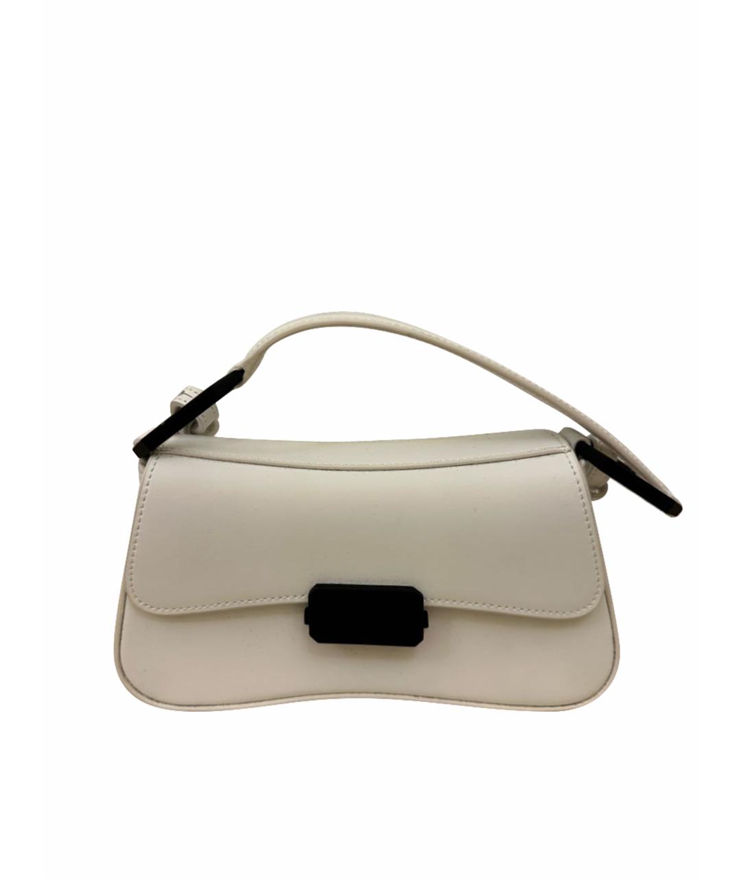 EMPORIO ARMANI Белая сумка через плечо из искусственной кожи, фото 1