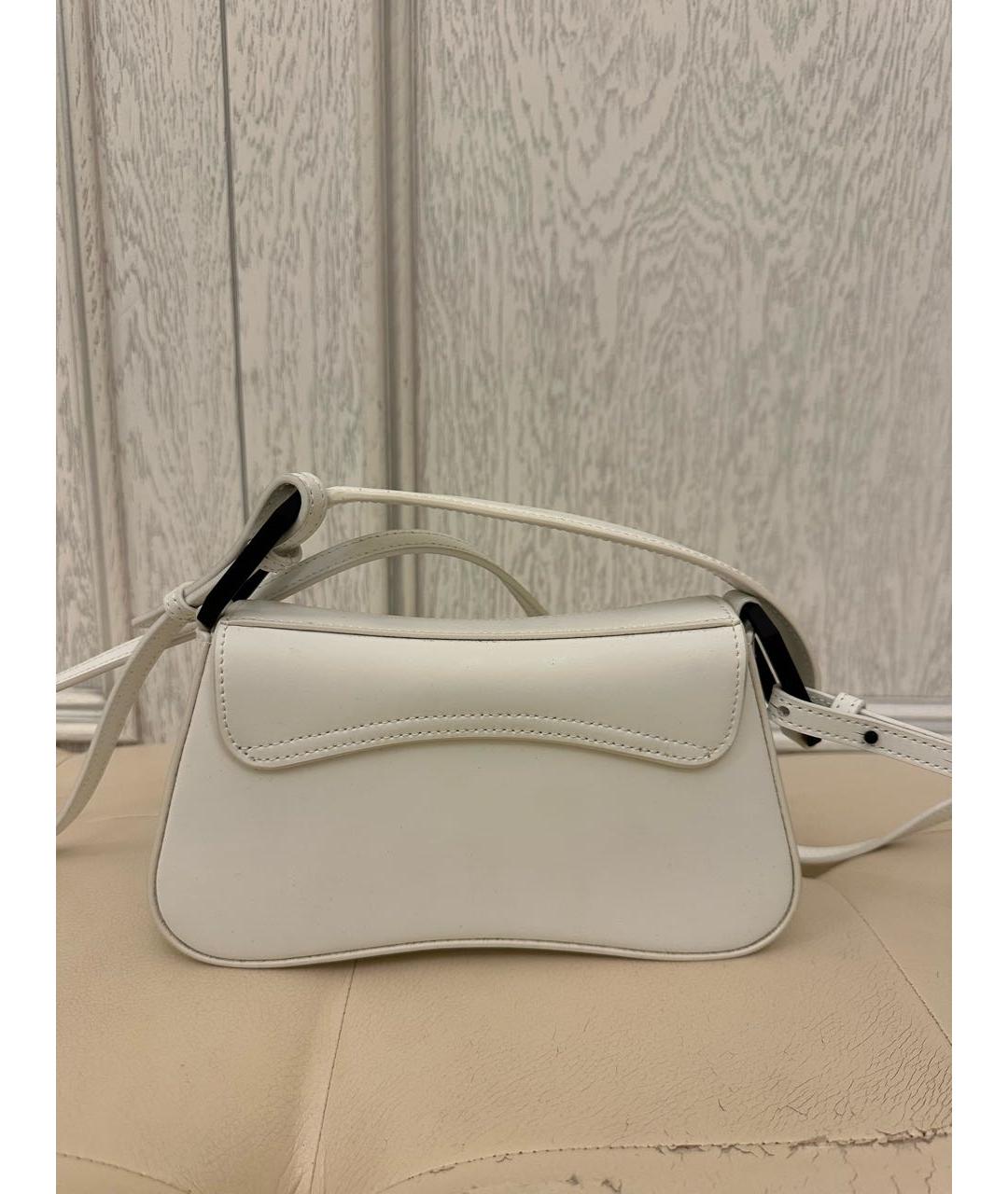 EMPORIO ARMANI Белая сумка через плечо из искусственной кожи, фото 2