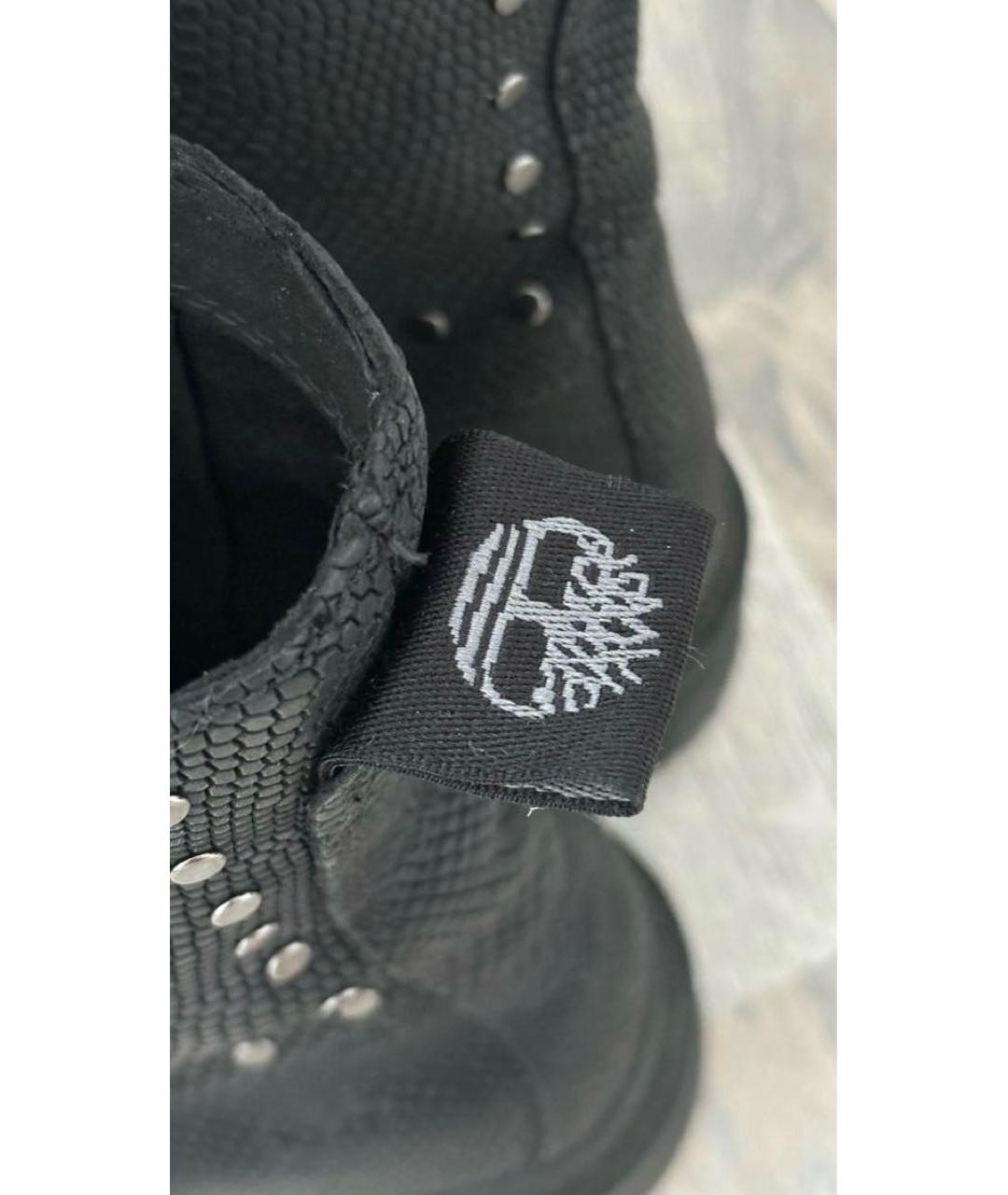 TIMBERLAND Черные кожаные ботинки, фото 8