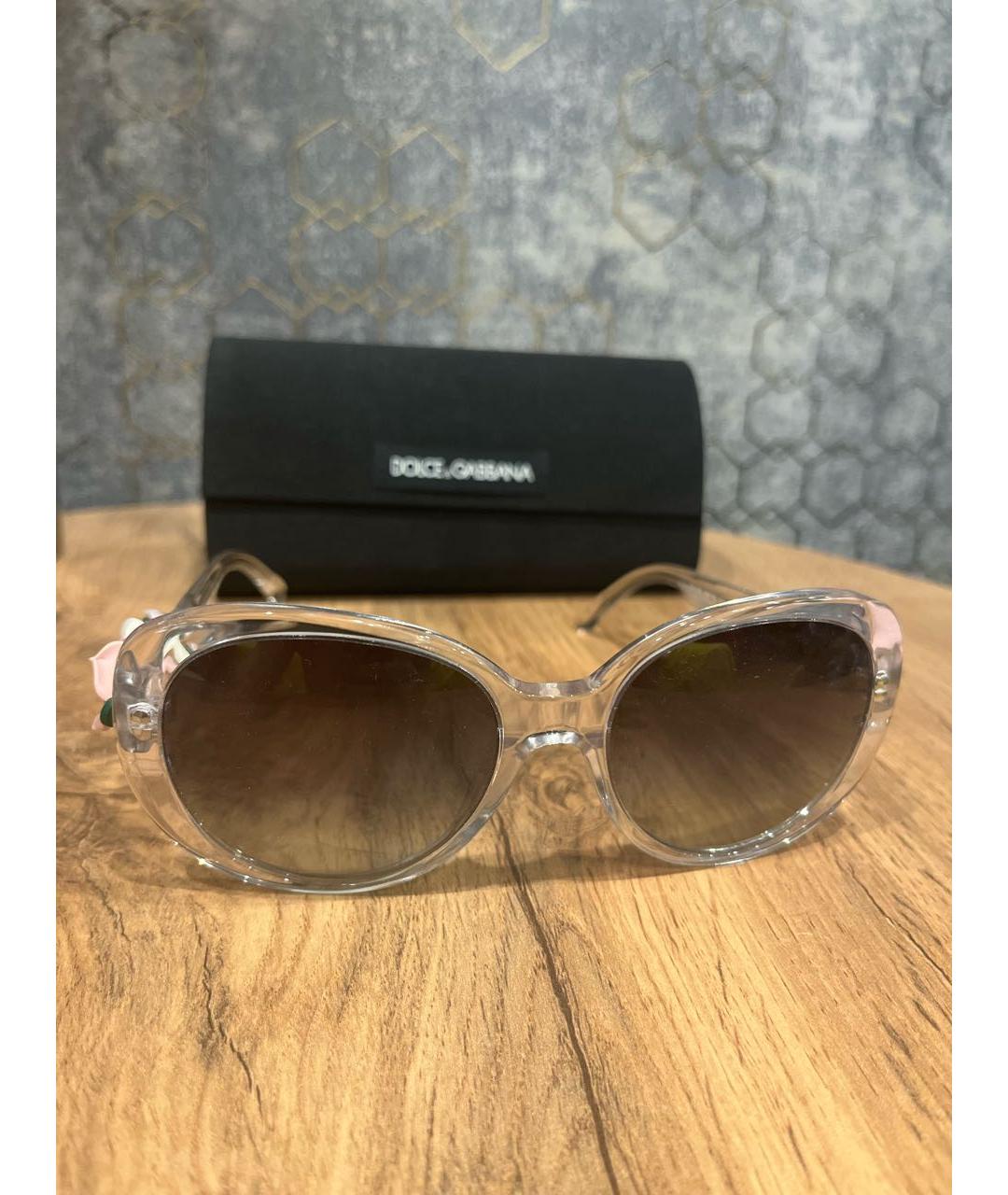 DOLCE&GABBANA Пластиковые солнцезащитные очки, фото 6