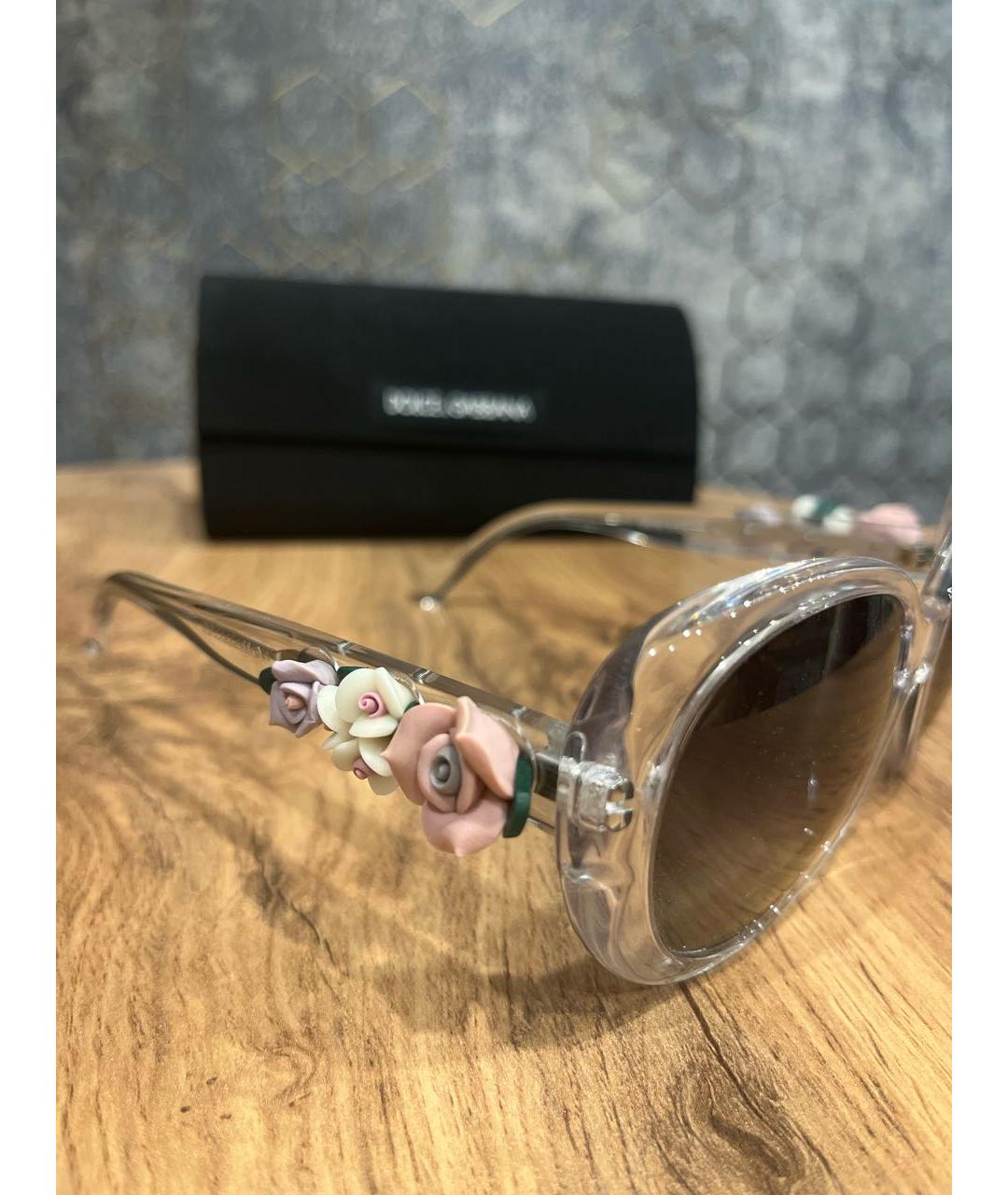 DOLCE&GABBANA Пластиковые солнцезащитные очки, фото 3