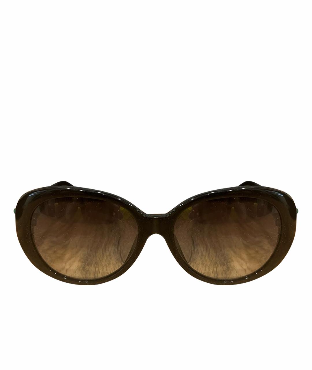 DOLCE&GABBANA Черные пластиковые солнцезащитные очки, фото 1