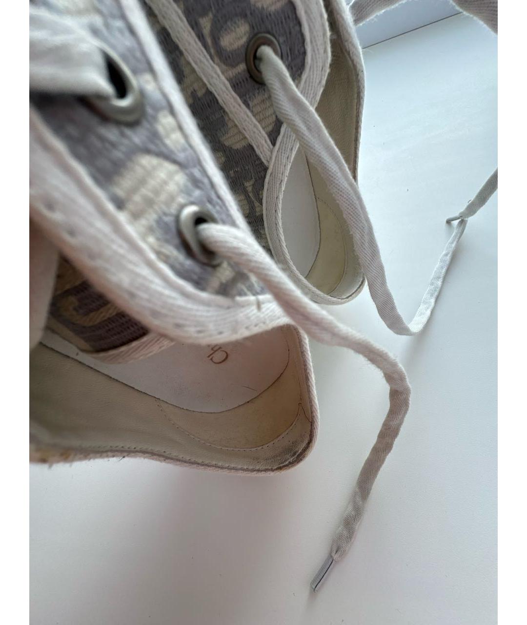 CHRISTIAN DIOR Белые кожаные кеды, фото 8