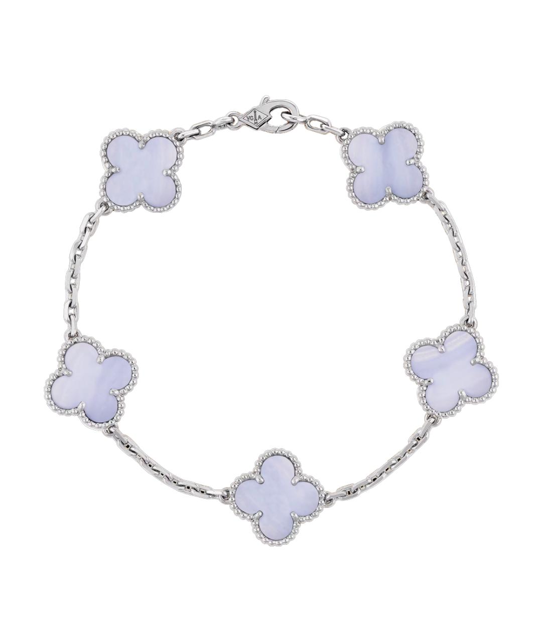 VAN CLEEF & ARPELS Серебрянный браслет из белого золота, фото 1