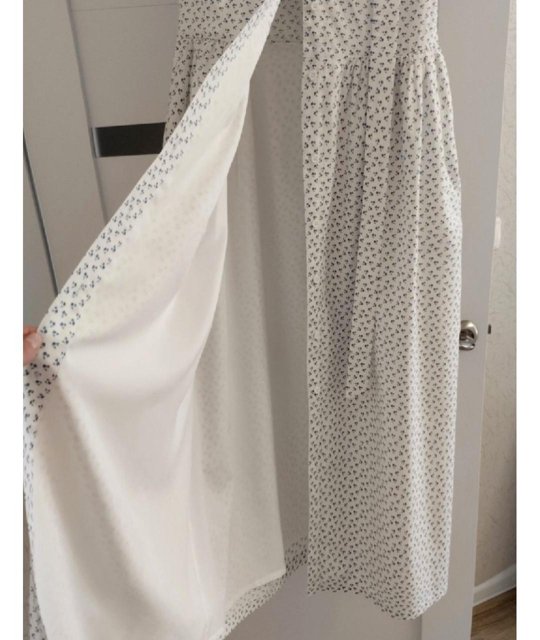 12 STOREEZ Белое хлопковое повседневное платье, фото 4