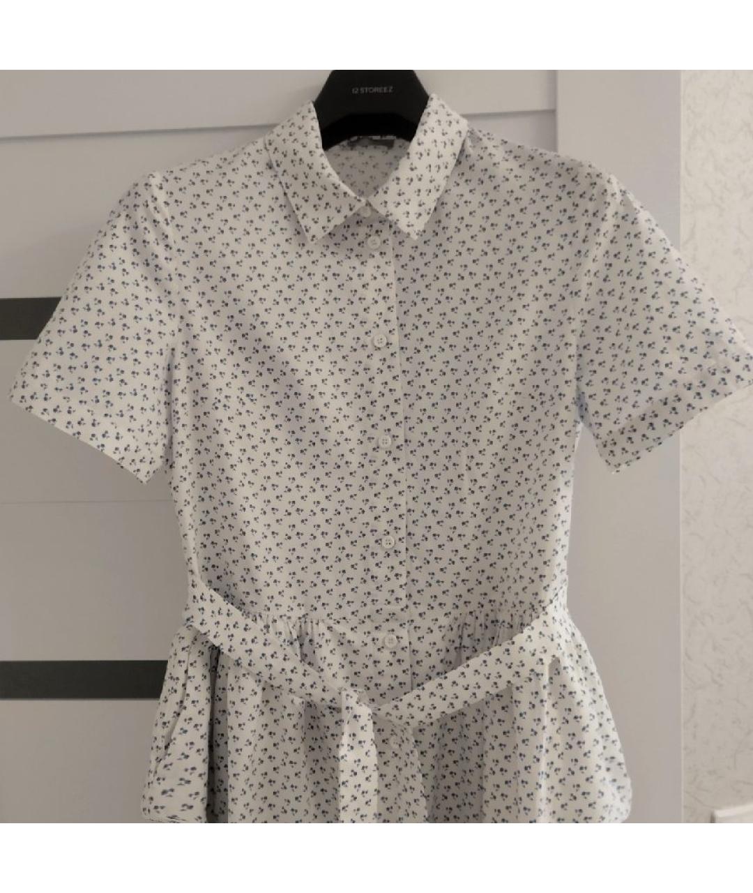 12 STOREEZ Белое хлопковое повседневное платье, фото 5