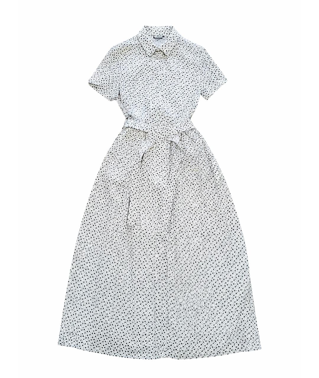 12 STOREEZ Белое хлопковое повседневное платье, фото 1