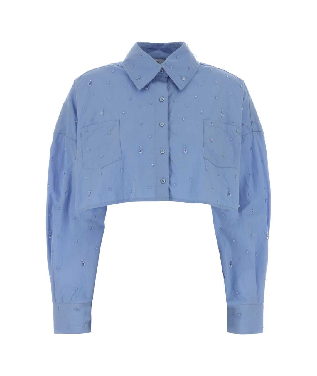 GIUSEPPE DI MORABITO Голубая хлопковая рубашка, фото 1