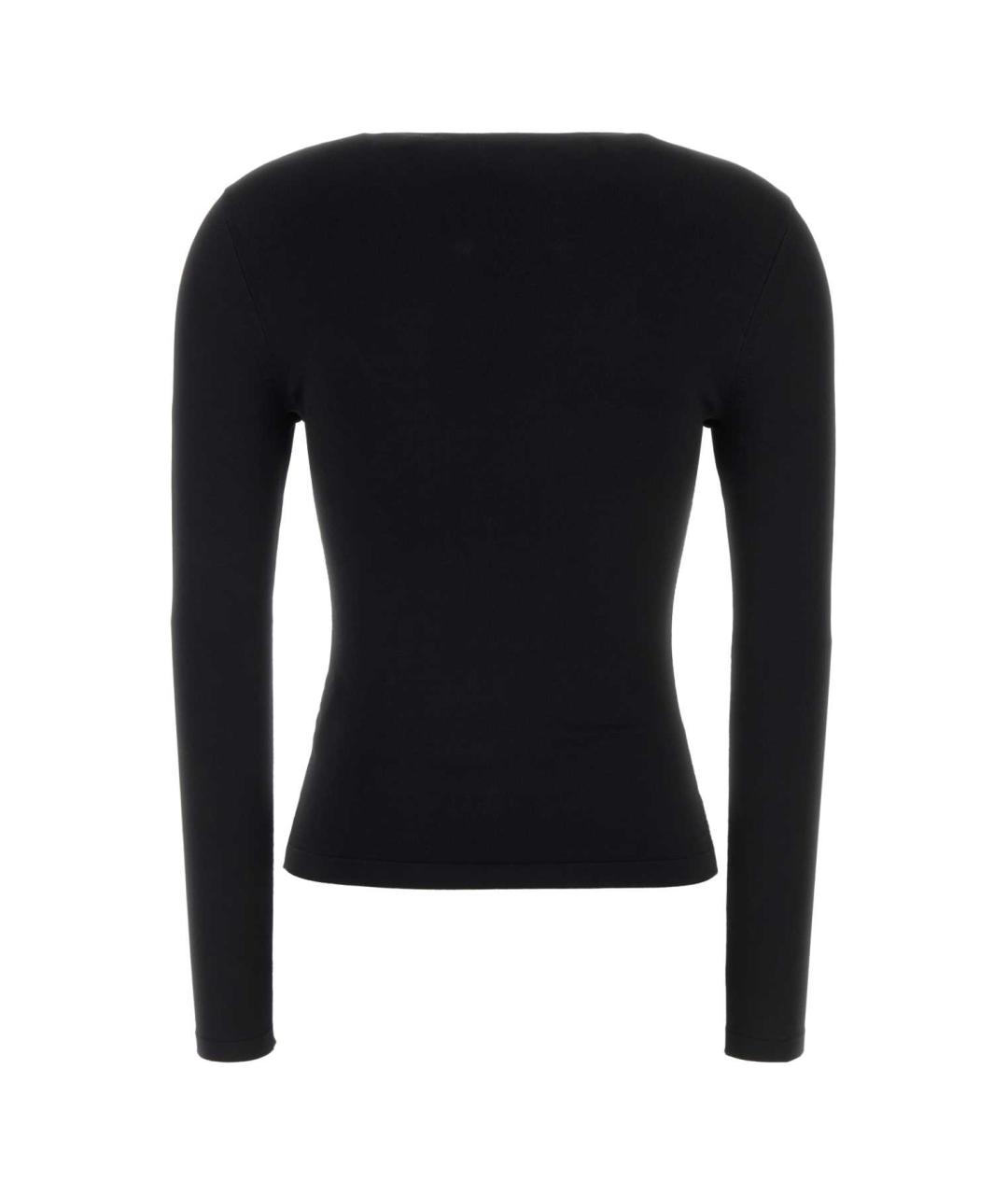 ALEXANDER WANG Черный вискозный джемпер / свитер, фото 2