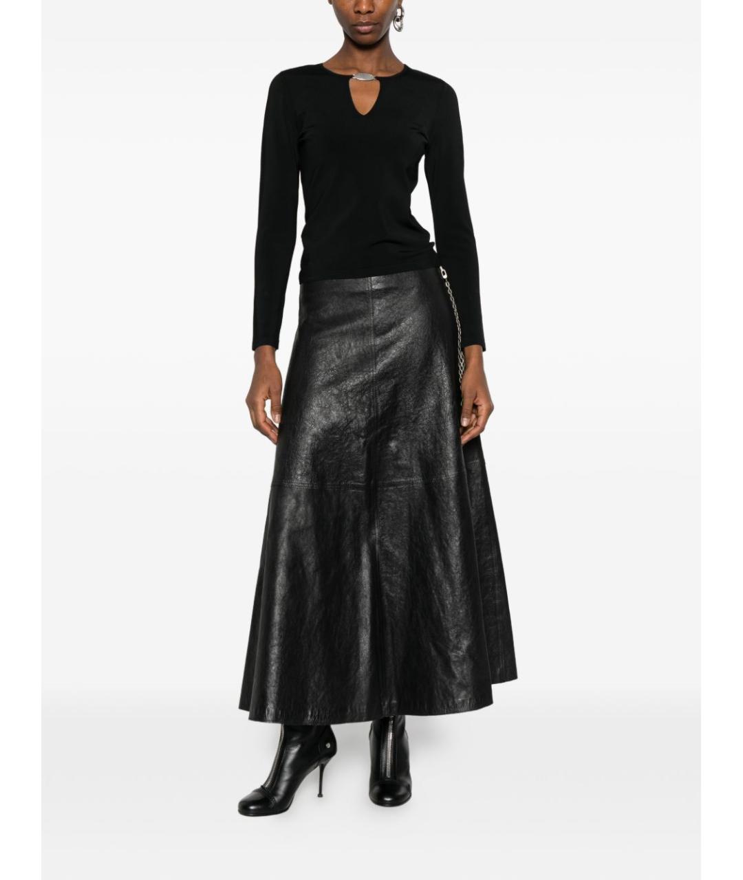 ALEXANDER WANG Черный вискозный джемпер / свитер, фото 4