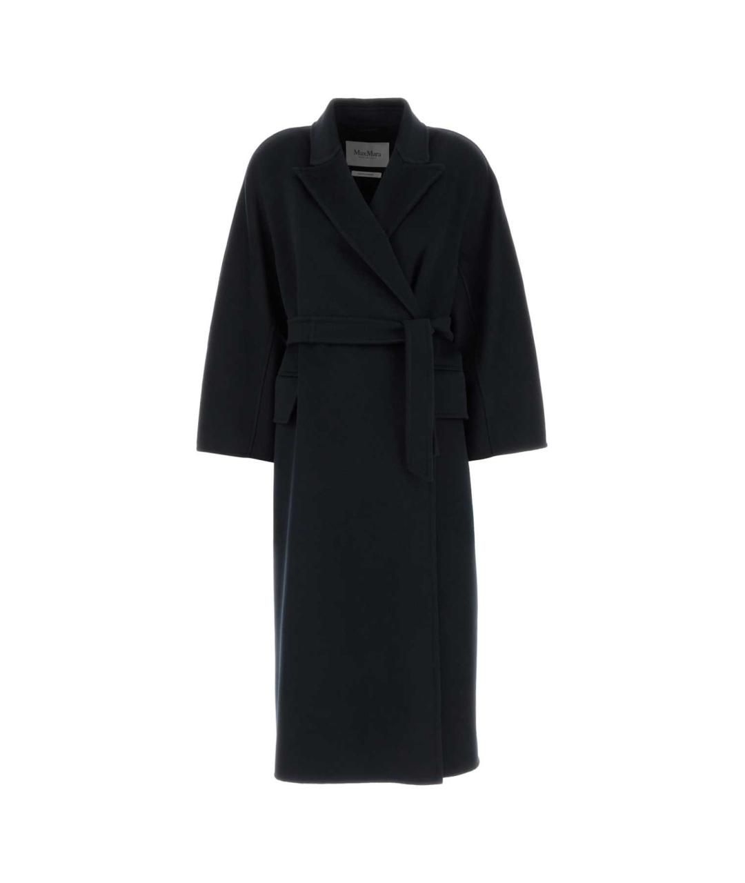 MAX MARA Синее кашемировое пальто, фото 1