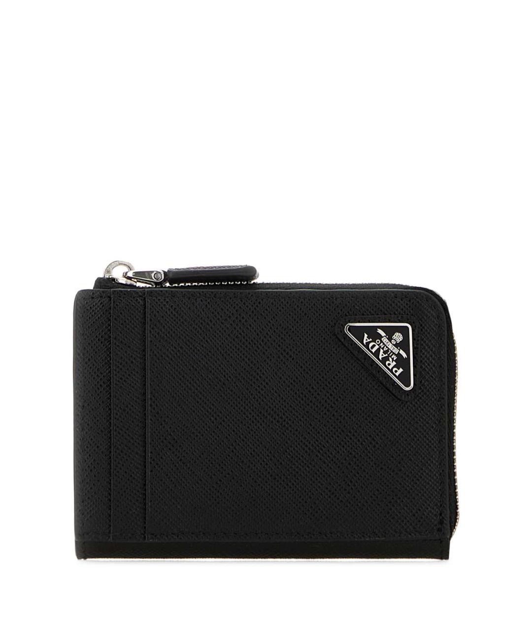 PRADA Черный кожаный кошелек, фото 1