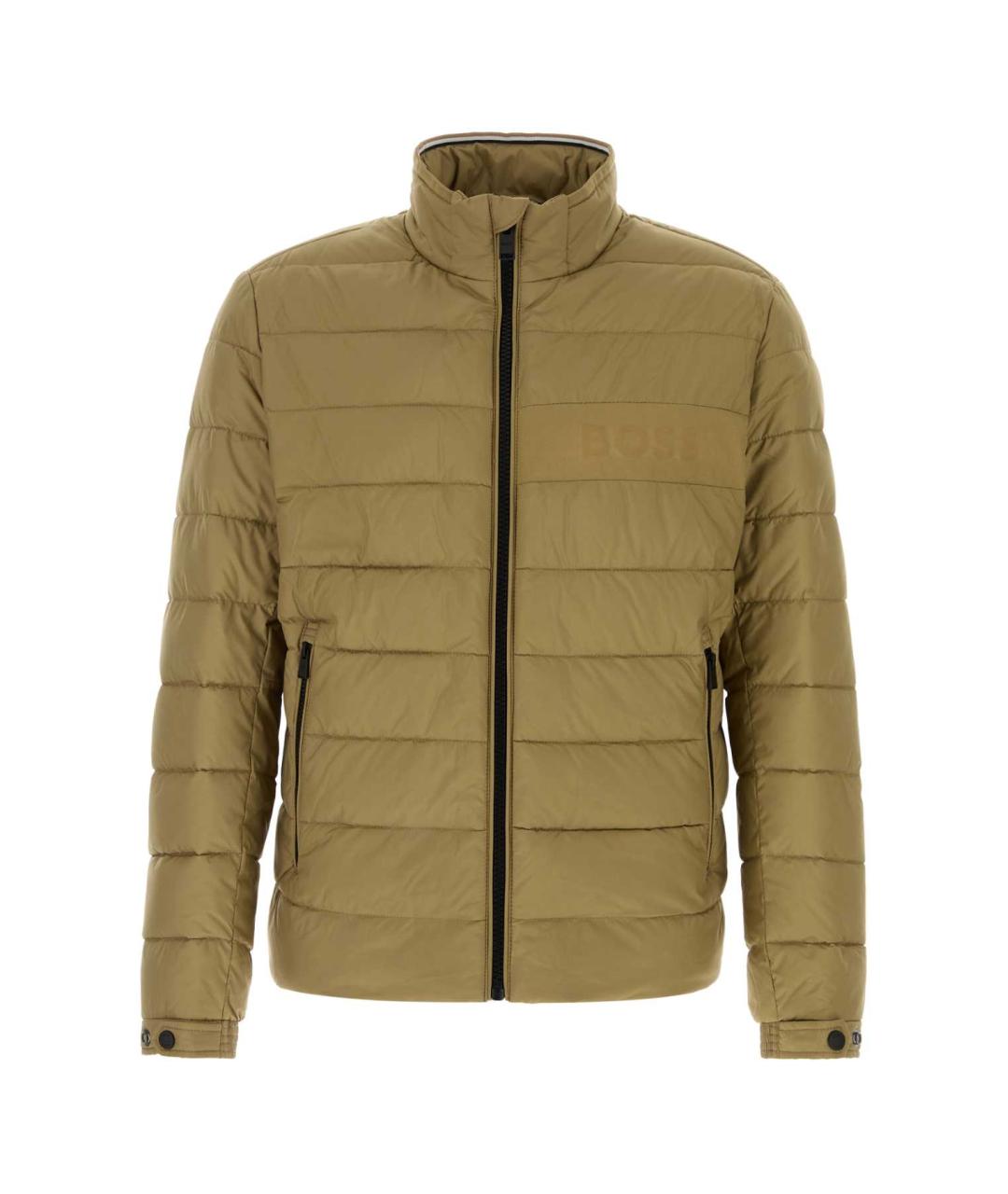 HUGO BOSS Зеленый полиэстеровый пуховик, фото 1