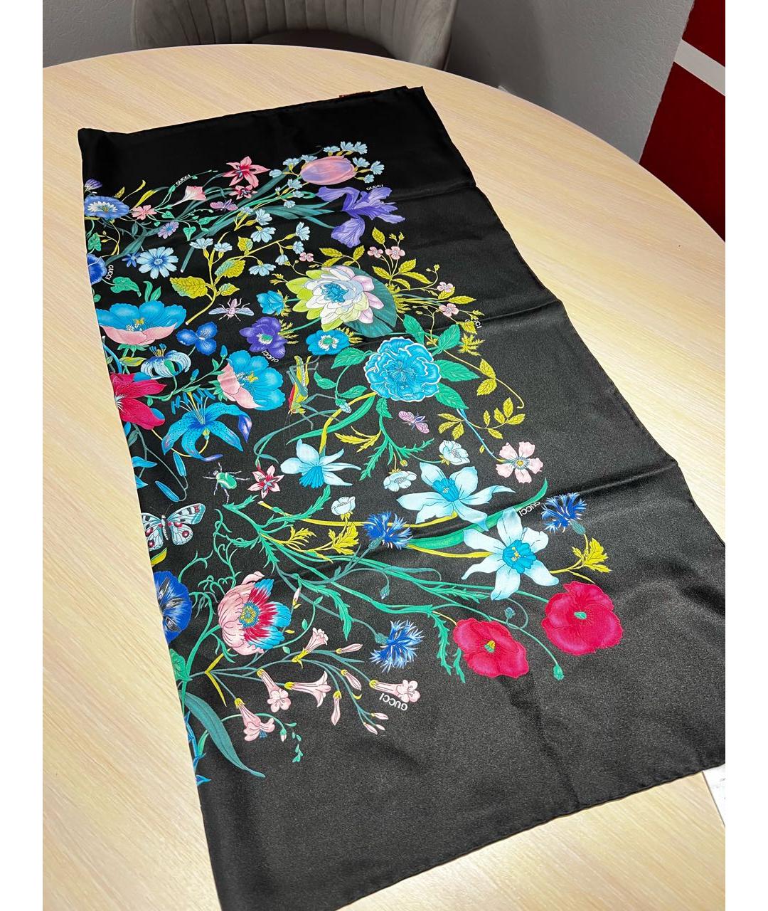 GUCCI Мульти шелковый платок, фото 8