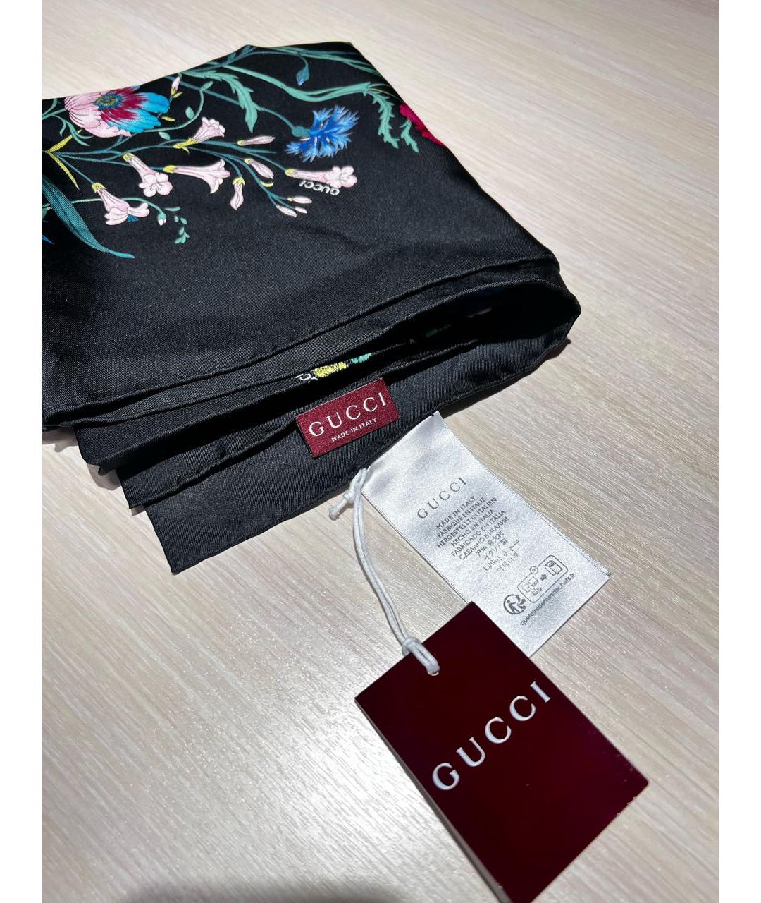 GUCCI Мульти шелковый платок, фото 7
