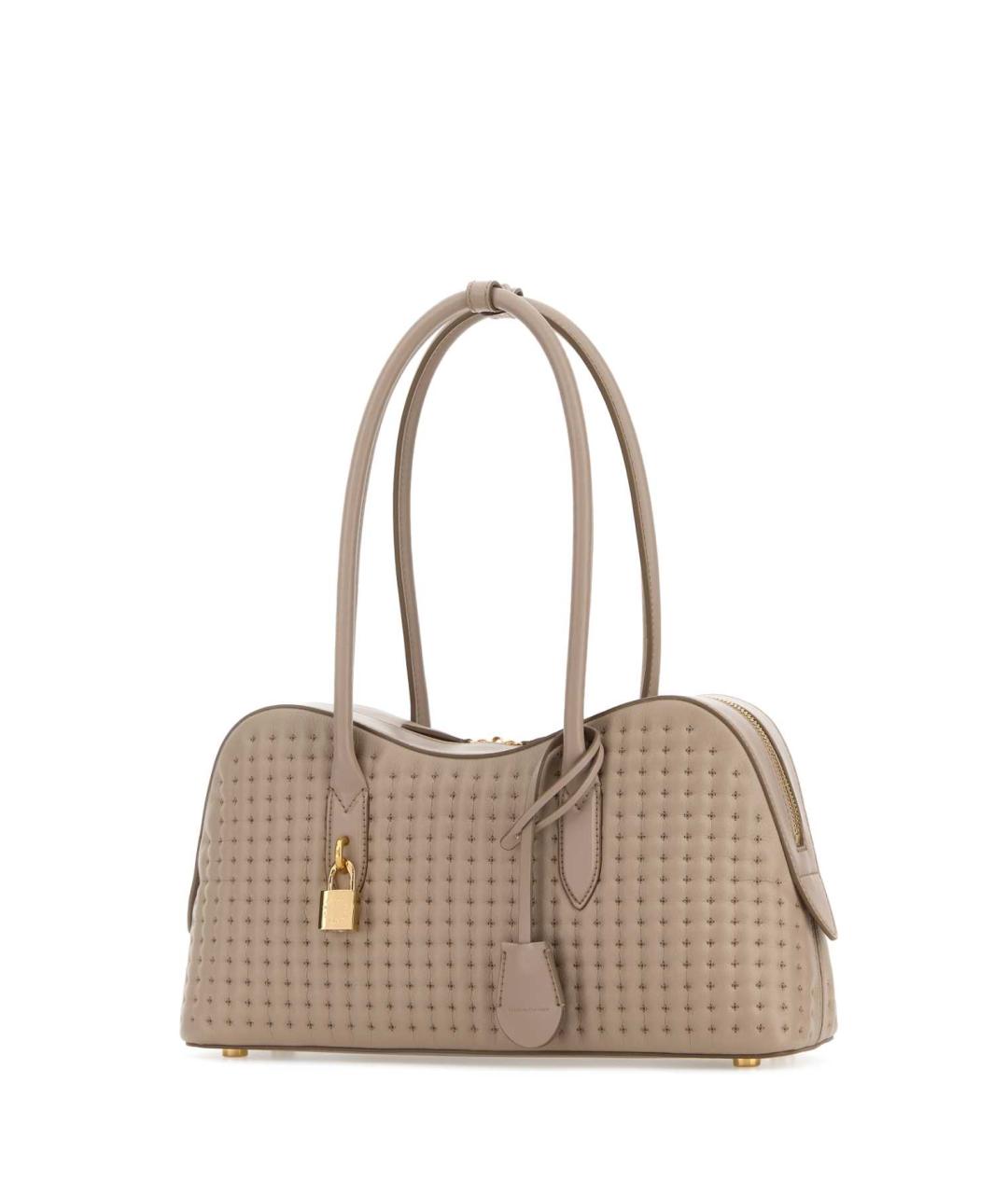 STELLA MCCARTNEY Бежевая сумка с короткими ручками из искусственной кожи, фото 2