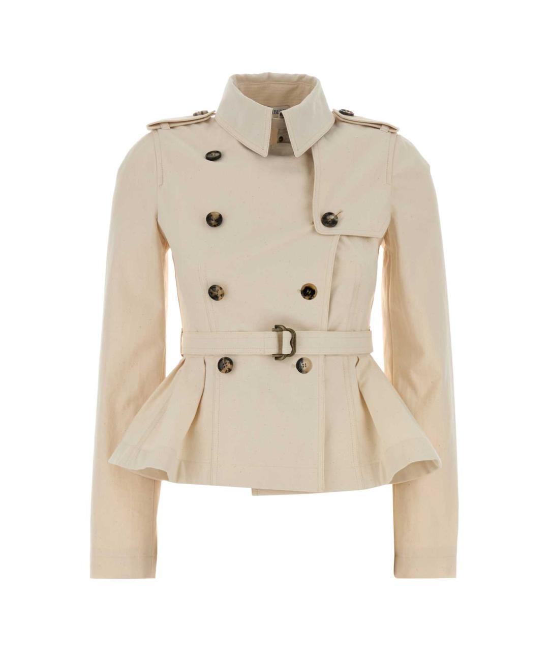 BURBERRY Бежевая хлопковая куртка, фото 1