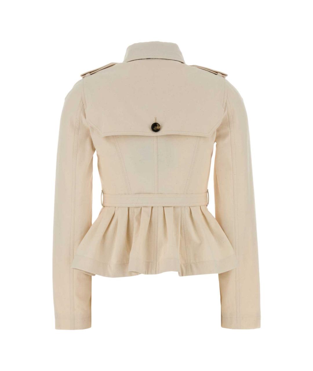 BURBERRY Бежевая хлопковая куртка, фото 2