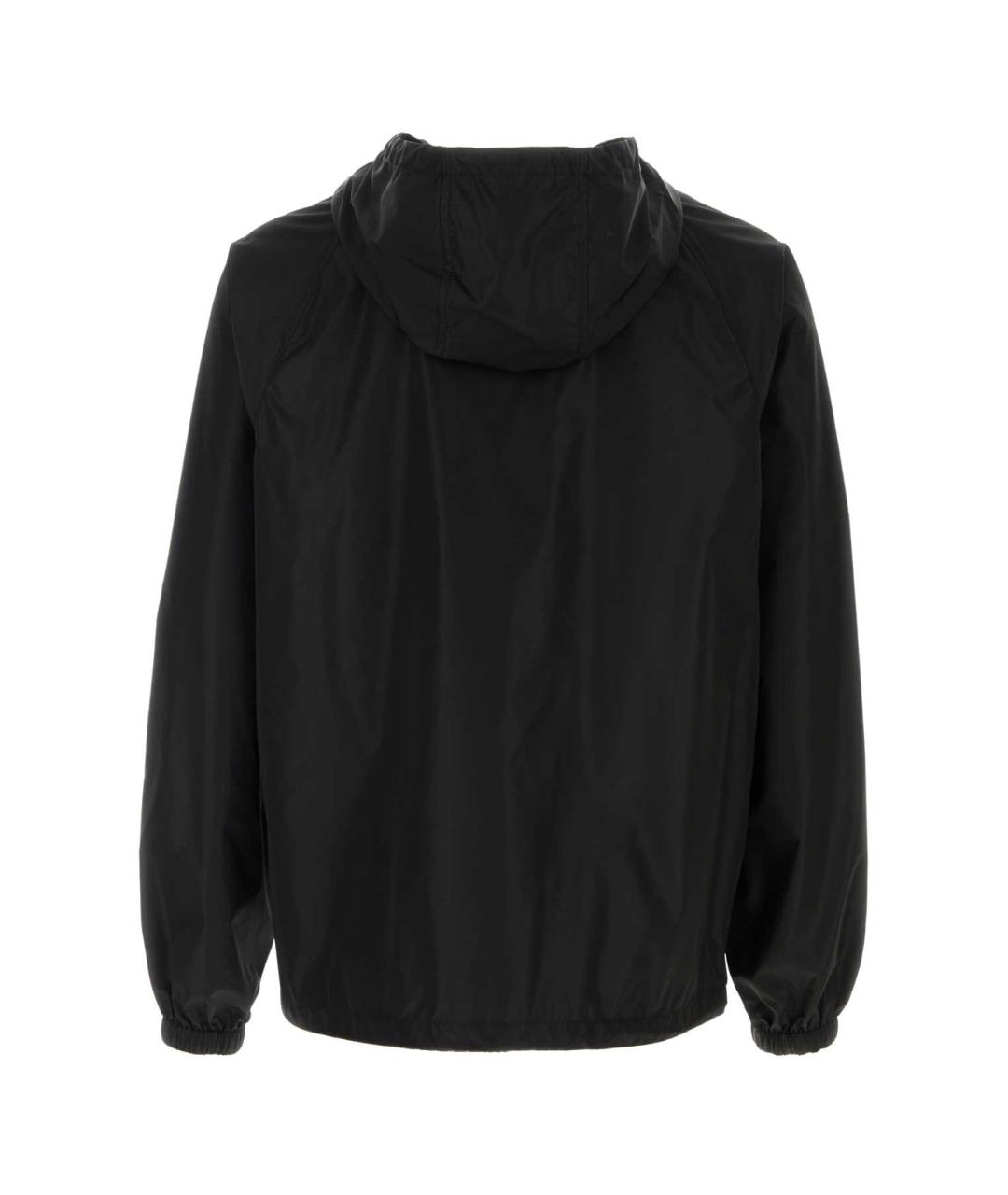 BURBERRY Черная полиамидовая куртка, фото 2