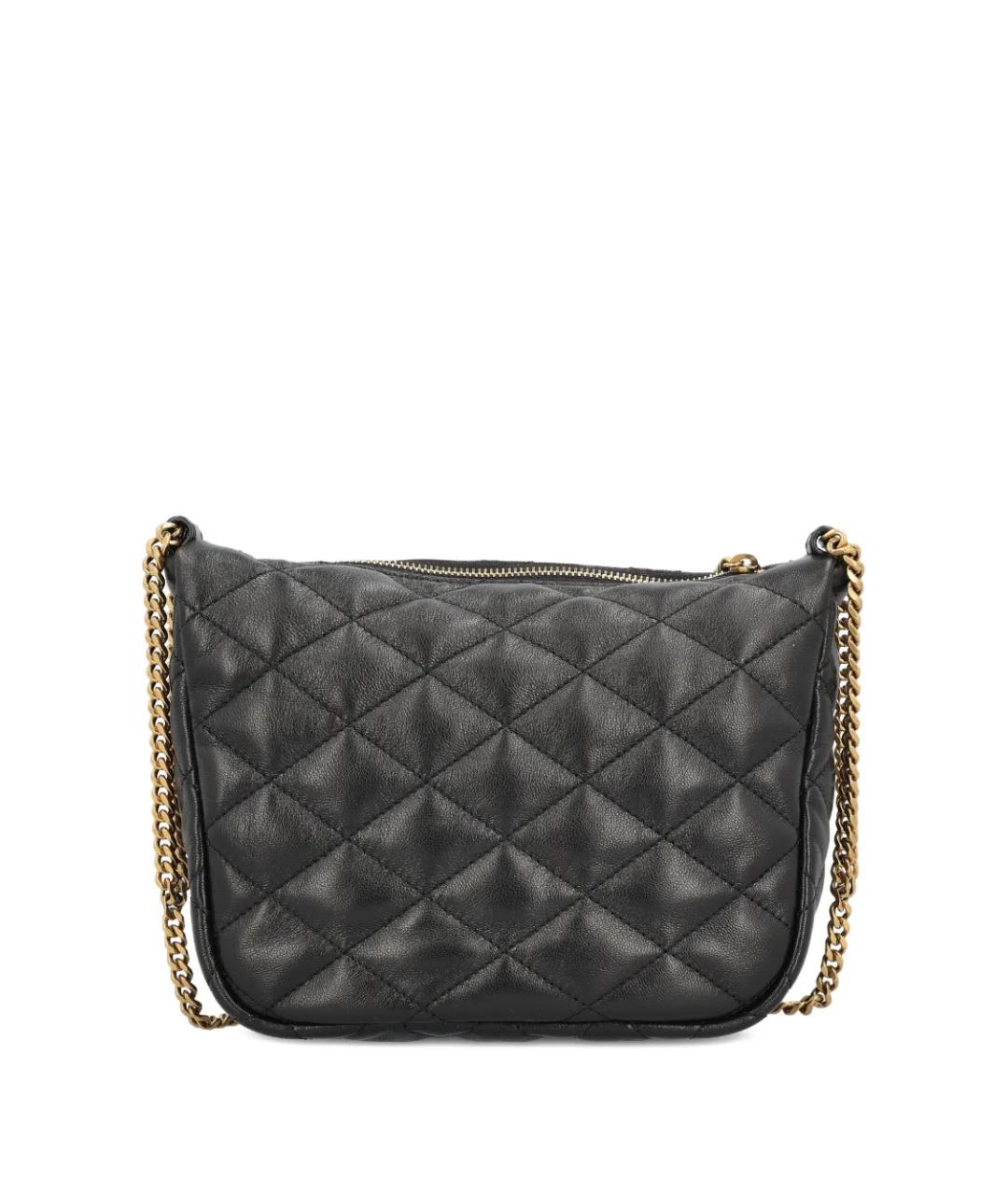 SAINT LAURENT Черная кожаная сумка через плечо, фото 2