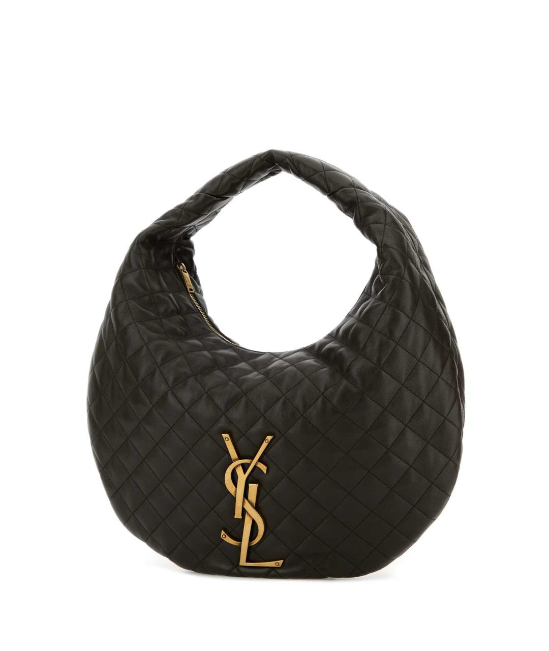 SAINT LAURENT Зеленая кожаная сумка через плечо, фото 2