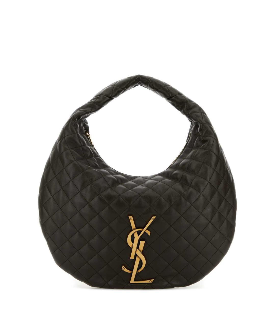 SAINT LAURENT Зеленая кожаная сумка через плечо, фото 1