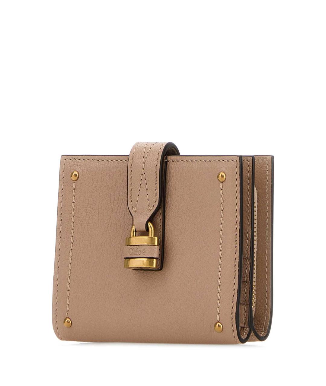 CHLOE Розовый кожаный кошелек, фото 2