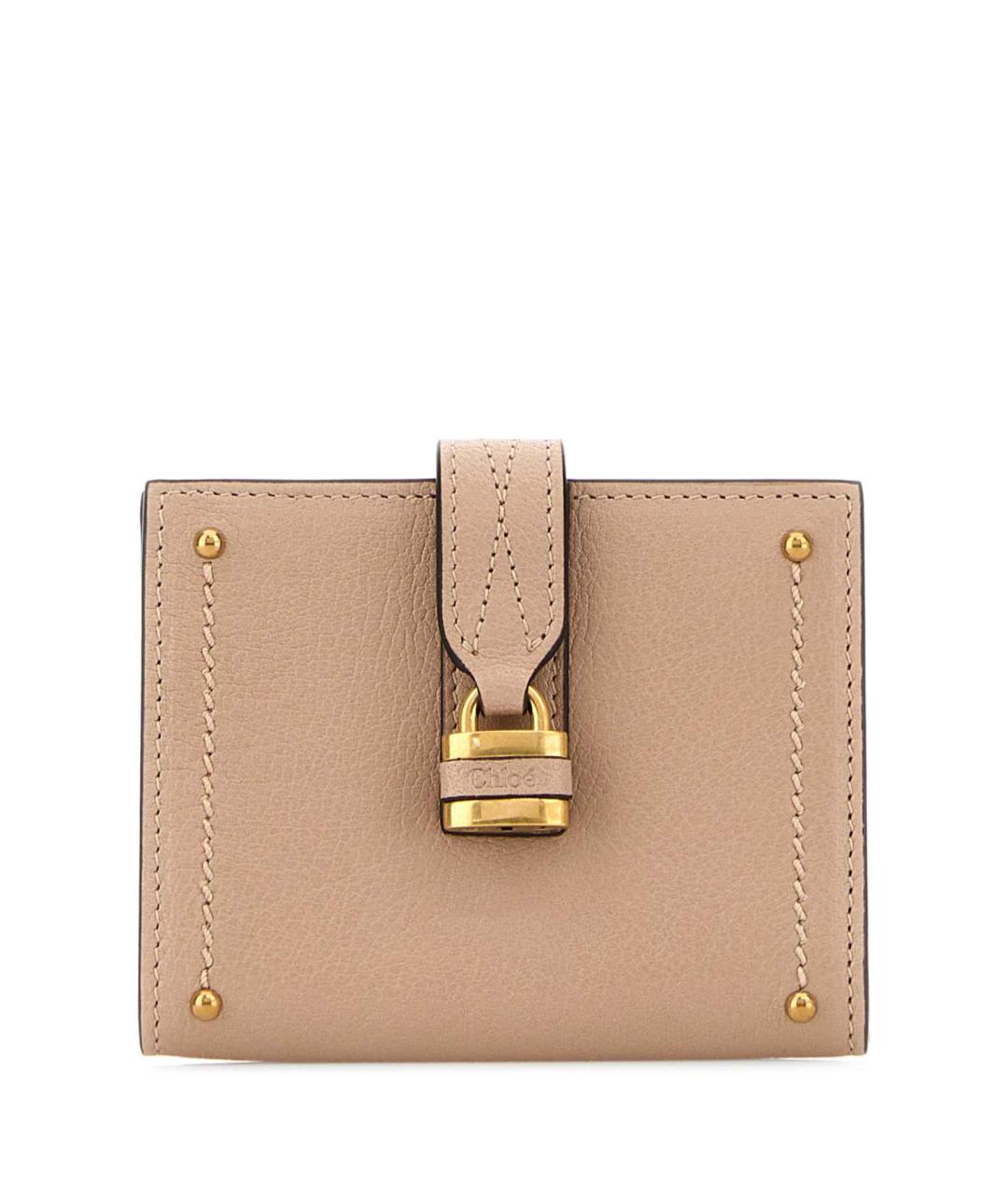 CHLOE Розовый кожаный кошелек, фото 1