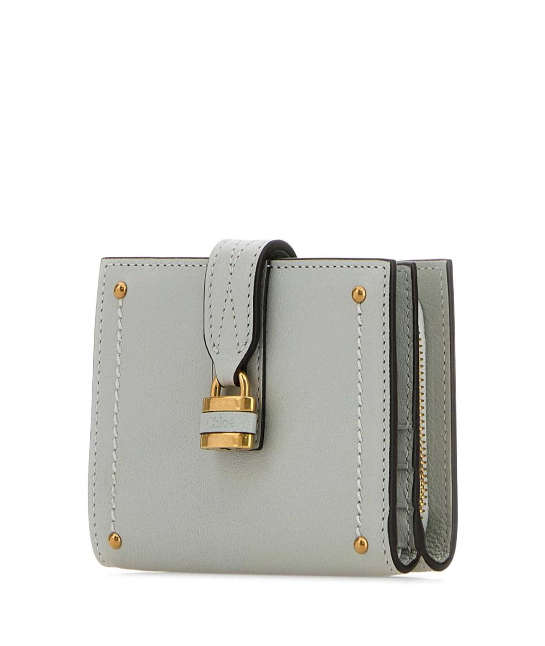 CHLOE Голубой кожаный кошелек, фото 2